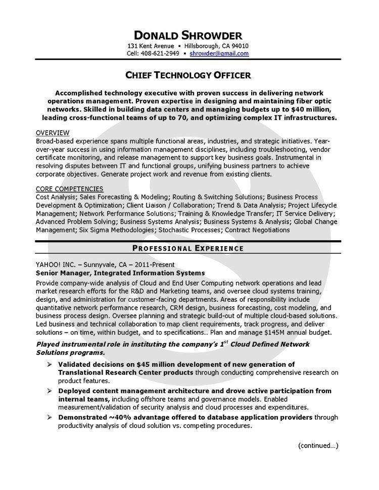 resume example